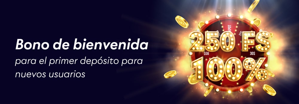 Bono por registro casino